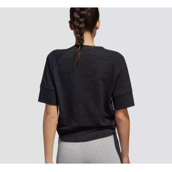 Adidas Cropped Hi Low Gym Tee - XL - Picture 2 of 5